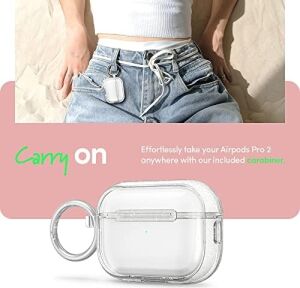 Airpods Pro (2.nesil) ile Uyumlu Kılıf Clear Glitter - ACS05332