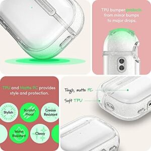 Airpods Pro (2.nesil) ile Uyumlu Kılıf Clear Glitter - ACS05332