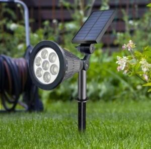 1 Adet Cata Ct 7310 Zena Solar Güneş Enerjili Kazıklı Bahçe Armatürü 7W Amber Renk