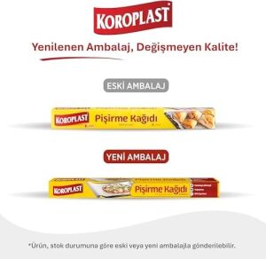 Pişirme Kağıdı 8 Mt, Helal Sertifikalı ve Bpa Içermez 37CM x 8mt, Fırında Tavuk, Et, Tatlı, Börek Pişirmek Için Uygun, 220 C° Yüksek Dayanıklı Fırın Pişirme Kağıdı, Yapışmaz ve Yanmaz