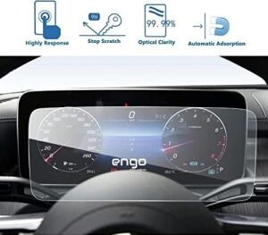 Mercedes C200 12.3 Inç Ile Uyumlu Dijital Gösterge Paneli Ekran Koruyucu Nano W206 Direksiyon Arkası Ekran Koruyucu