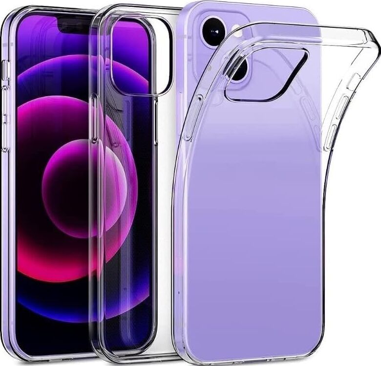Şeffaf Kılıf iPhone 14 Uyumlu Şeffaf Kılıf 14 (6.1'') Şeffaf Silikon Kılıf Transparent iPhone 14 Kılıfı