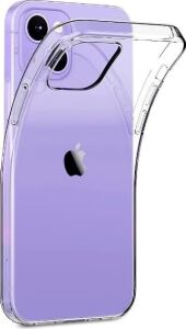 Şeffaf Kılıf iPhone 14 Uyumlu Şeffaf Kılıf 14 (6.1'') Şeffaf Silikon Kılıf Transparent iPhone 14 Kılıfı