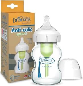 5 OZ/150 ml Geniş Ağız Cam Biberon, Tekli Paket (51700)