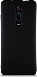 Xiaomi Mi 9t ile Uyumlu Kılıf Soft Premier Renkli Silikon Kapak - Siyah