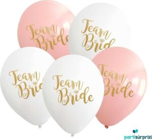 Team Bride Temalı Baskılı Balon 10 Adet