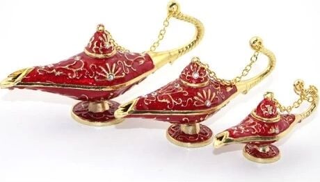 Swarovski Taşlı 3'lü Alaaddin Lambası