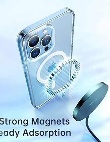 PC-1660 iPhone 13 Pro Magsafe Kılıf, Şeffaf Mat