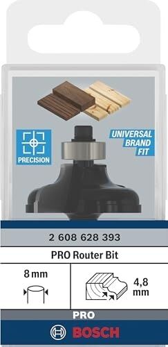 2608628393 Aksesuarı Profil Freze A 8 Mm, R1 4,8 Mm, G 11 Mm, L 14,3 Mm, G: 57 mm