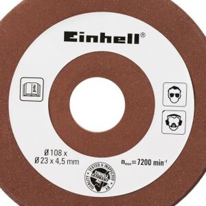 Orijinal  Zincir Bileme Yedek Taşı Ø 108 mm (Zincir Testere Bileme Cihazı Aksesuarı, Kalınlık 4,5 Mm, 23 mm Mil Bağlantısı, P100 Grit,  Zincir Bileme Cihazları Için Uygun) - 4500071