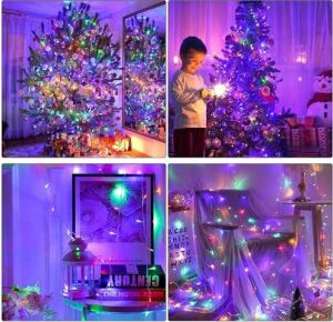 10 Metre 100 Ledli Fişli LED Işık Rgb Karışık Renk Yılbaşı LED Işık Dekor Lambası Yılbaşı Ağacı Işığı Organizasyon LED Işık Düğün Nişan Kına Organizasyon Işığı Yılbaşı LED Işığı