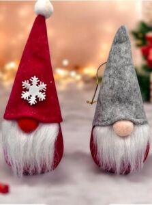 1 Adet 16 cm Yılbaşı Şans Cücesi Iskandinav Elf Cücesi T80 Gnome