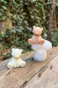 Rufus Concept Teddy Bear Mini Tekli Mum Kalıbı (Silikon)