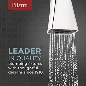 Pfister S10-3300 Üç Saplı Porselen Çapraz Yeniden Inşa Seti, Parlak Krom