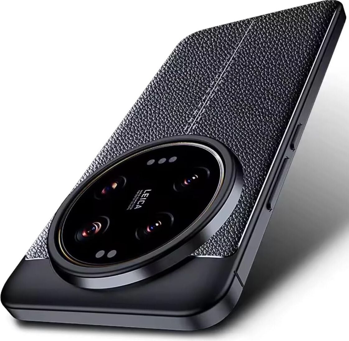 - Xiaomi 15 Ultra ile Uyumlu Mi Kılıf Kamera Çıkıntılı Deri Görünümlü Yumuşak Mat Silikon Soft Premium Niss Kapak