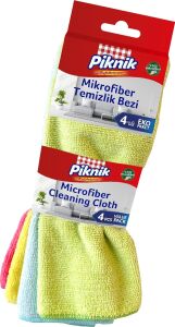 Piknik Mikrofiber Temizlik Bezi 4'lü