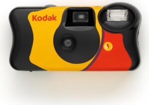 Fun Saver 27 + 12 3920949 Tek Kullanımlık Kamera (3 M Flaş Aralığı, 135 Film Formatı, 800 Film Hassasiyeti (Iso), 39 Adet Resim) Sarı/gri/kırmızı