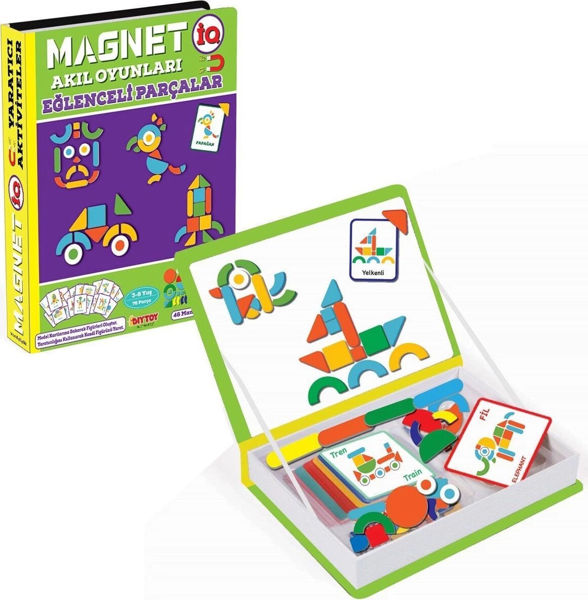 1543 Dıytoy, Magnet Akıl Oyunlar - Eğlenceli Parçalar / +3 Yaş