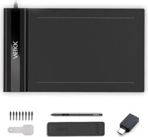 Veikk S640 6 x 4'' 8192 Levels 5080 Lpı Grafik Tablet + Kalem