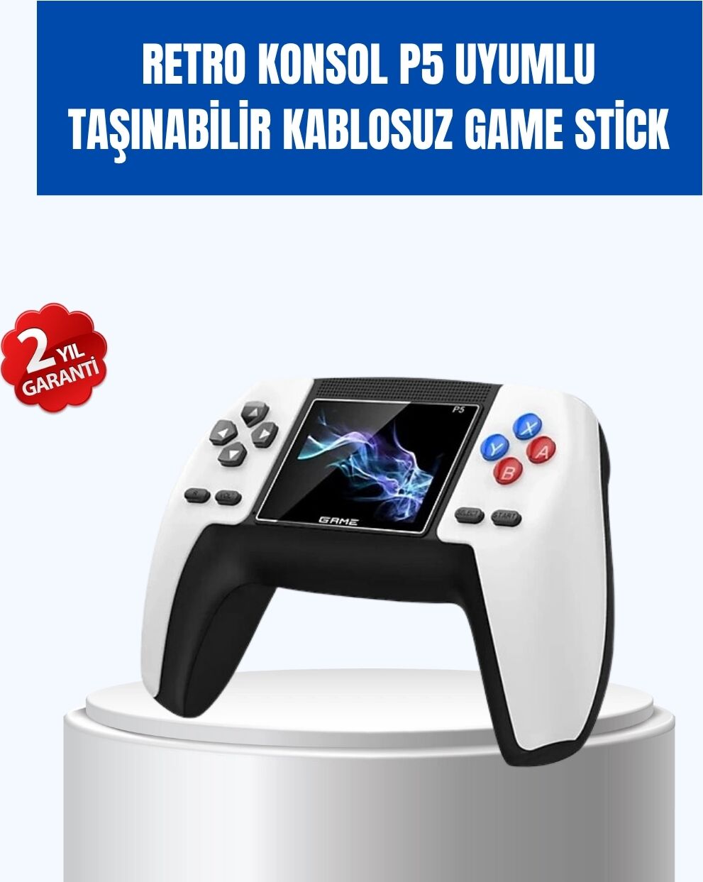 520 Oyunlu Taşınabilir Retro Oyun Konsolu | P5 Gamepad