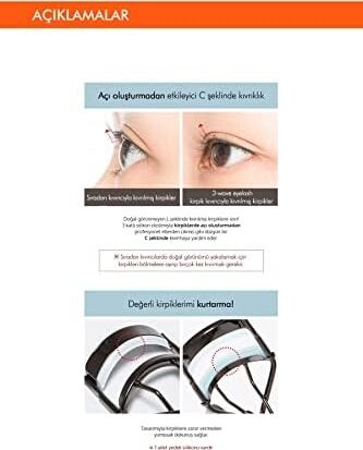 3 Kat Güçlü Kirpik Kıvırıcı Mıssha 3-Wave Eyelash Curler