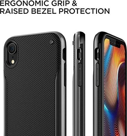 VRS94024 iPhone Xr High Pro Shield Kılıf, Arka Kapak Steel Silver