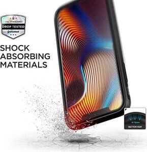VRS94024 iPhone Xr High Pro Shield Kılıf, Arka Kapak Steel Silver