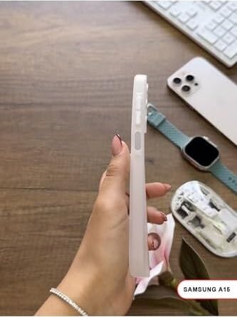 Süper Ince Mat Ultra Thin Silikon Kılıf Beyaz  Galaxy A15 ile Uyumlu