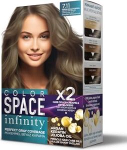 Space Infınıty Set Saç Boyası 7.11 Yoğun Küllü Kumral