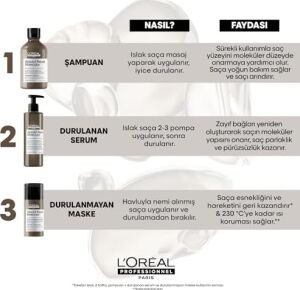 Professionnel Paris Serie Expert Absolut Repair Molecular Tüm Yıpranmış Saçlar Için Arındırıcı Şampuan 500ML