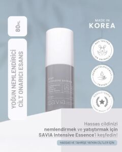 Savia Deep Intensive – Hassas Ciltler Için Yatıştırıcı, Leke ve Kırışıklık Karşıtı Yüz Serumu, Peptit ve Tremella Özlü Bitki Bazlı Kore Esansı, Yoğun Nemlendirici Bakım - 80 ml