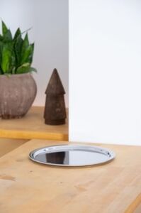 Metal 23 cm Tatlı Meyve Servis/sunum Tepsisi