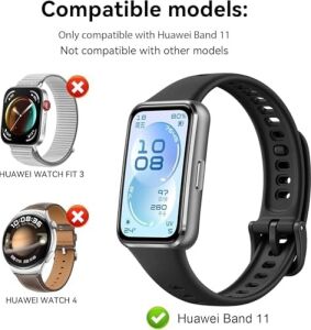 Band 11 ile Uyumlu 360° Kasa Koruyucu Yumuşak Tpu Kılıf Dokunmayı ve Netliği Etkilemeyen BAND11 Ekran Koruma Çizilmeye Karşı  Band 11 Ekran Koruyuculu Kılıf (Şeffaf)