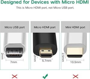 Micro HDMI To HDMI Dönüştürücü Adaptör