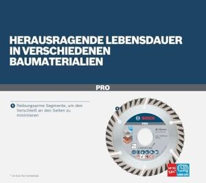 Professional Accessories Elmas Kesme ve Delme Aksesuarları, Disk, Gri, 1 Adet