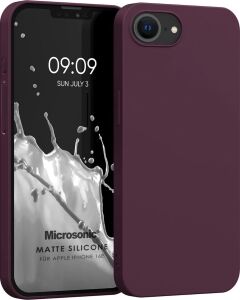 Matte Silicone Apple iPhone 17E Için Kılıf Mor [iphone 17E ile Uyumlu Kılıf - Mor]