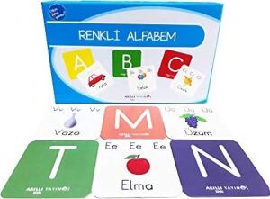Ezo Renkli Alfabem: 29 Parça Kart