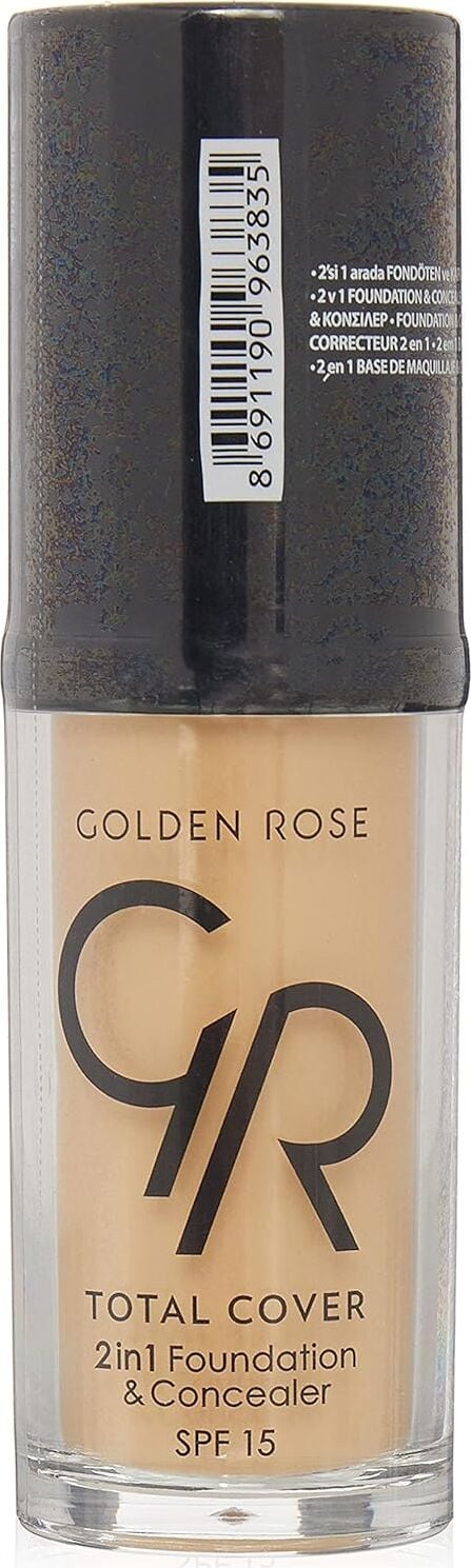 Total Cover 2 In 1 Foundation & Concealer Fondöten ve Kapatıcı No: 023