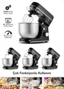 Sinbo Standlı Mikser - Siyah Renk - 12 Litre Hazne