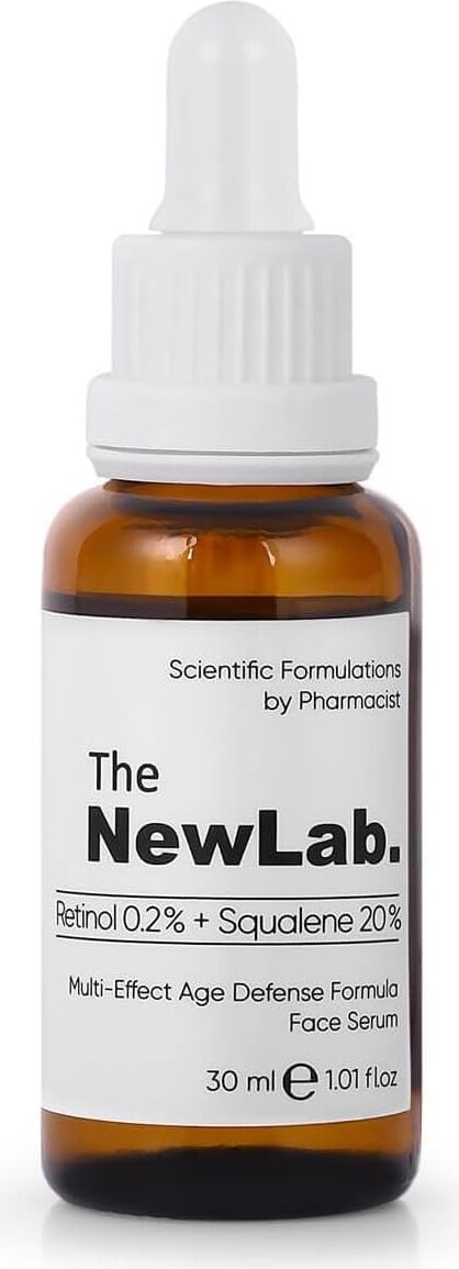 The Newlab. Yenileyici ve Kırışıklık Karşıtı Gece Serumu%0.2 Retinol &%20 Squalene 30 ml
