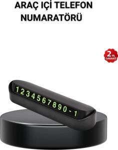 Alüminyum Kasa Gri Çevirmeli Araç Içi Telefon Numaratörü