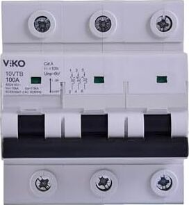 10VTB-3C100 Otomatik Sigorta 10KA C Tipi 3 KUTUP100A