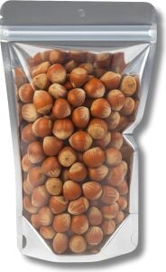 Şeffaf Metalize Doypack Gıda Saklama Torbası, Zip Kilitli, (100, 16X27)