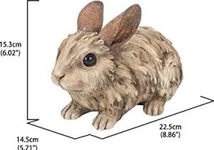 Hi-Line Gift Ltd 87650-C Büyük Driftwood Rabbit Heykeli