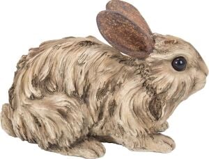 Hi-Line Gift Ltd 87650-C Büyük Driftwood Rabbit Heykeli