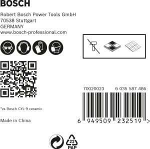 Professional 5 Parça Expert Hex-9 Hardceramic Matkap Ucu Seti (Sert Fayanslar, Ø 6 Mm, Aksesuar Döner Matkap/vidalamalar)
