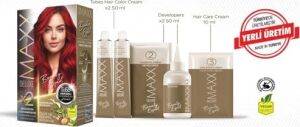 Beauty Expert Haır Color (Keratin)'li 1 Kutu (2 x 50 Ml) (Nar Kızılı 5.65)