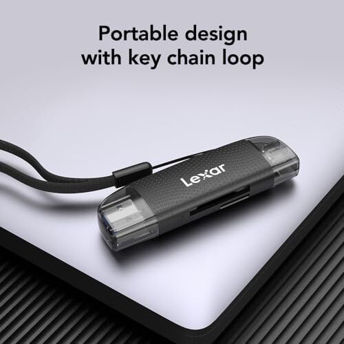 Çift Yuvalı Usb-A/c Okuyucu, 205MB/S&APOS;YE Kadar Aktarım Hızı, Sd ve Microsd Kartları (LRW310X-BNBNG) Destekler