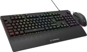 Siyah USB Rgb Aydınlatmalı Q Gaming 4 Tuş Makrolu Oyuncu Klavye Mouse Set