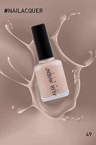 Nude Oje 49 - Yüksek Pigmentli Uzun Süreli Kalıcılık Hızlı Kuruma - Nail Lacquer 49
